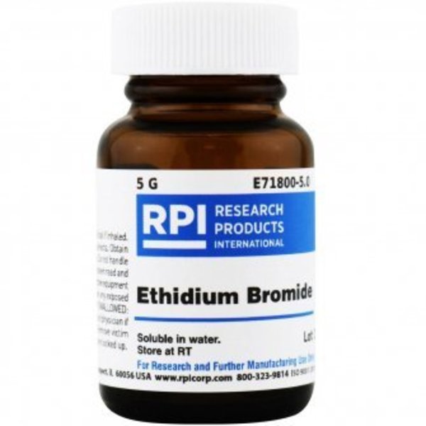 Rpi Ethidium Bromide, Powder, 5 G E71800-5.0